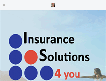 Tablet Screenshot of insurancesolutions4you.net